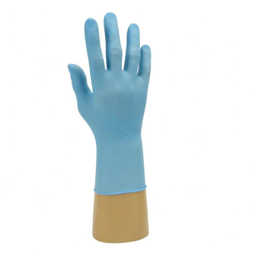 Polyco Healthline Bodyguards GL895 Blue Nitrile Powder Free Disposable Gloves (Box of 100) - GlovesGL895-S