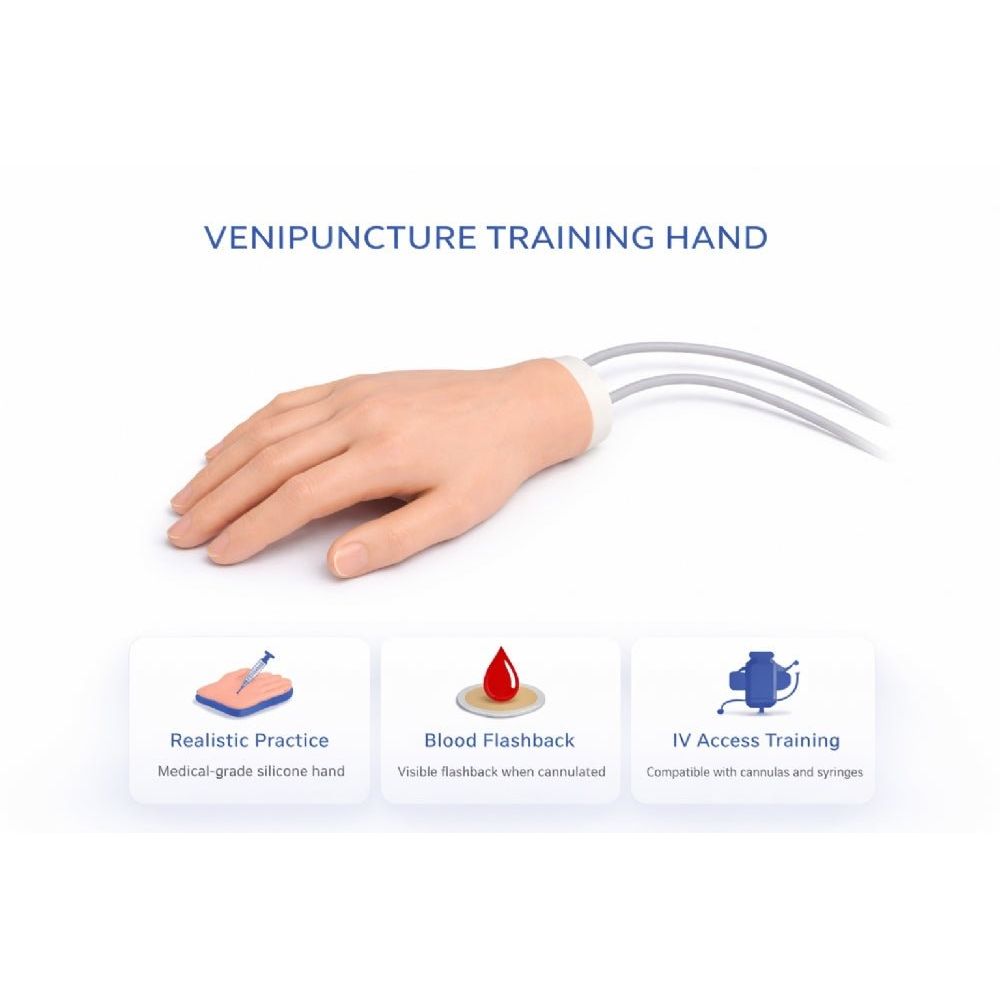 Venipuncture Training Hand IV Injection & Phlebotomy Practice Model - Surgical TrainingIVH-001