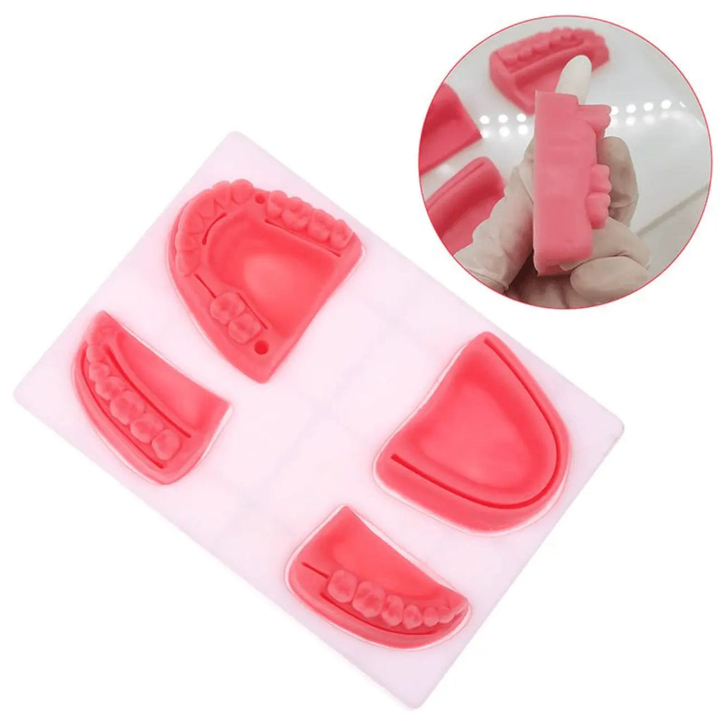 Dental Oral Gum Silicone Periodontitis Suture Model – Realistic Gum Suturing Training Pad for Dental Students, Oral Surgery Practice & Clinical Skills Education - Suture Training PadSC -1006