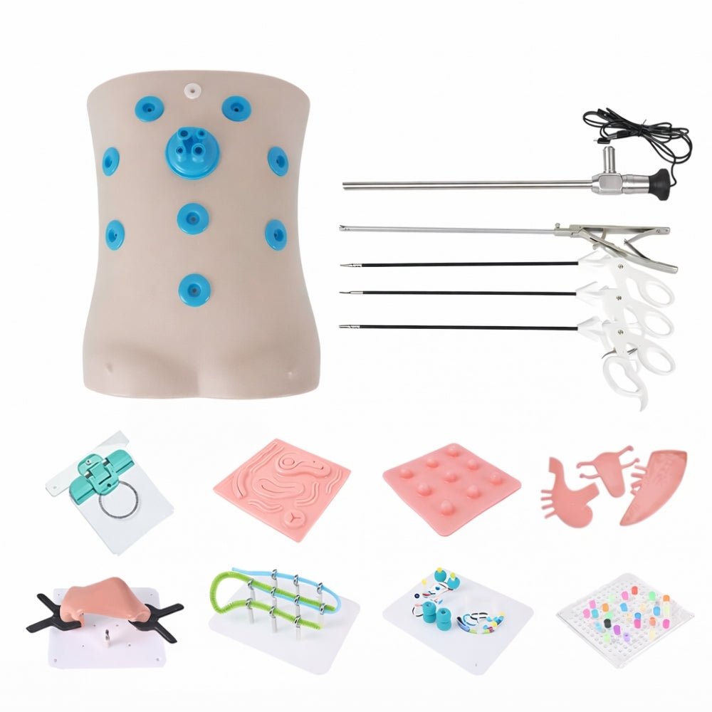 Laparoscopic Trainer Box Set with Instruments Laparoscopy Surgical Skills Training Simulator - Surgical TrainingLBT-002