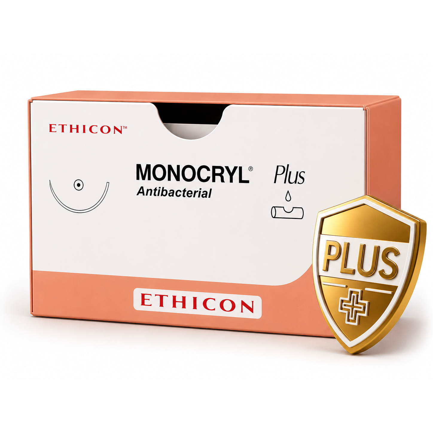Ethicon MONOCRYL Poliglecaprone 25 Absorbable Monofilament Surgical Suture – USP 2-0 – 70 cm – Violet – Single-Armed Taperpoint Plus Needle 26 mm – 3/8 Circle – C296 (Box of 36) Size: 2-0 Colour: Violet Style: non cutting