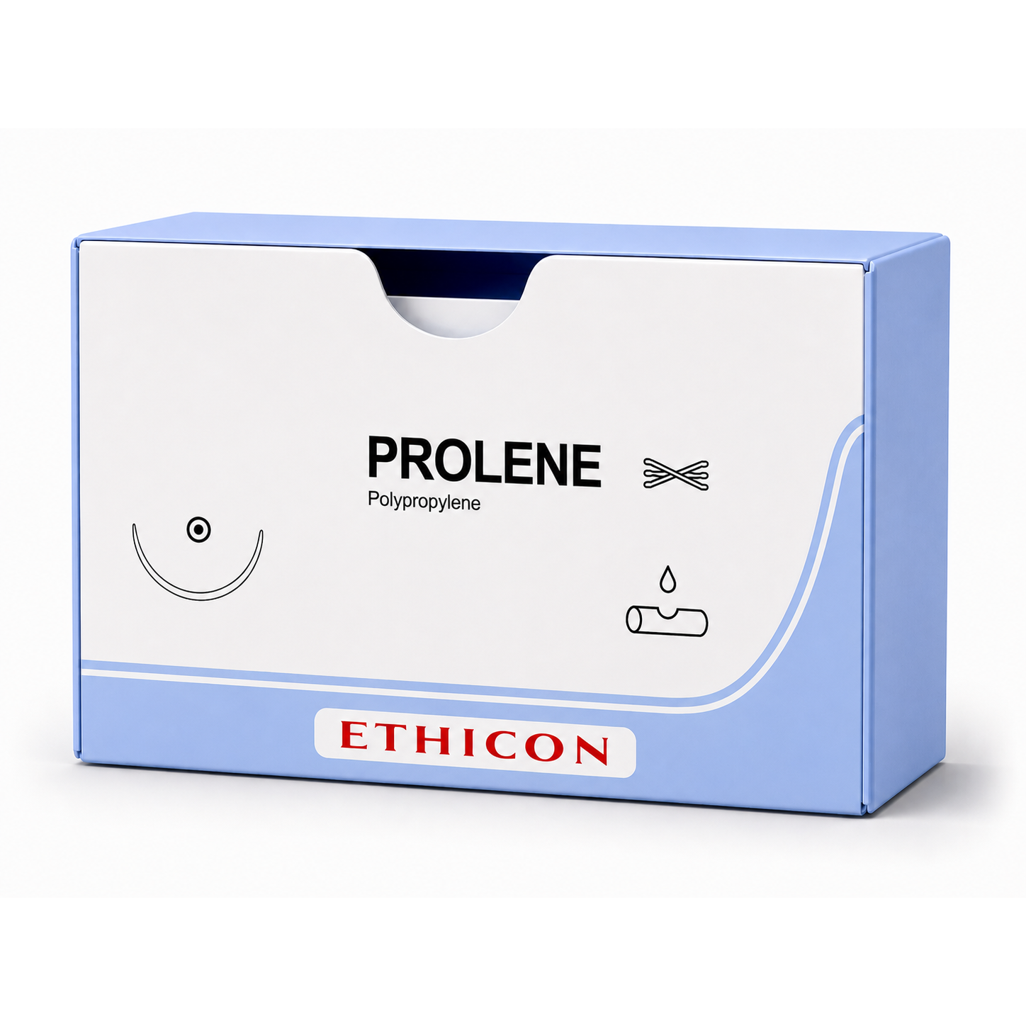 Ethicon PROLENE Polypropylene Blue Non-Absorbable Surgical Suture USP 4-0 75 cm SH Taper Point Needle 8529H (Box of 36)