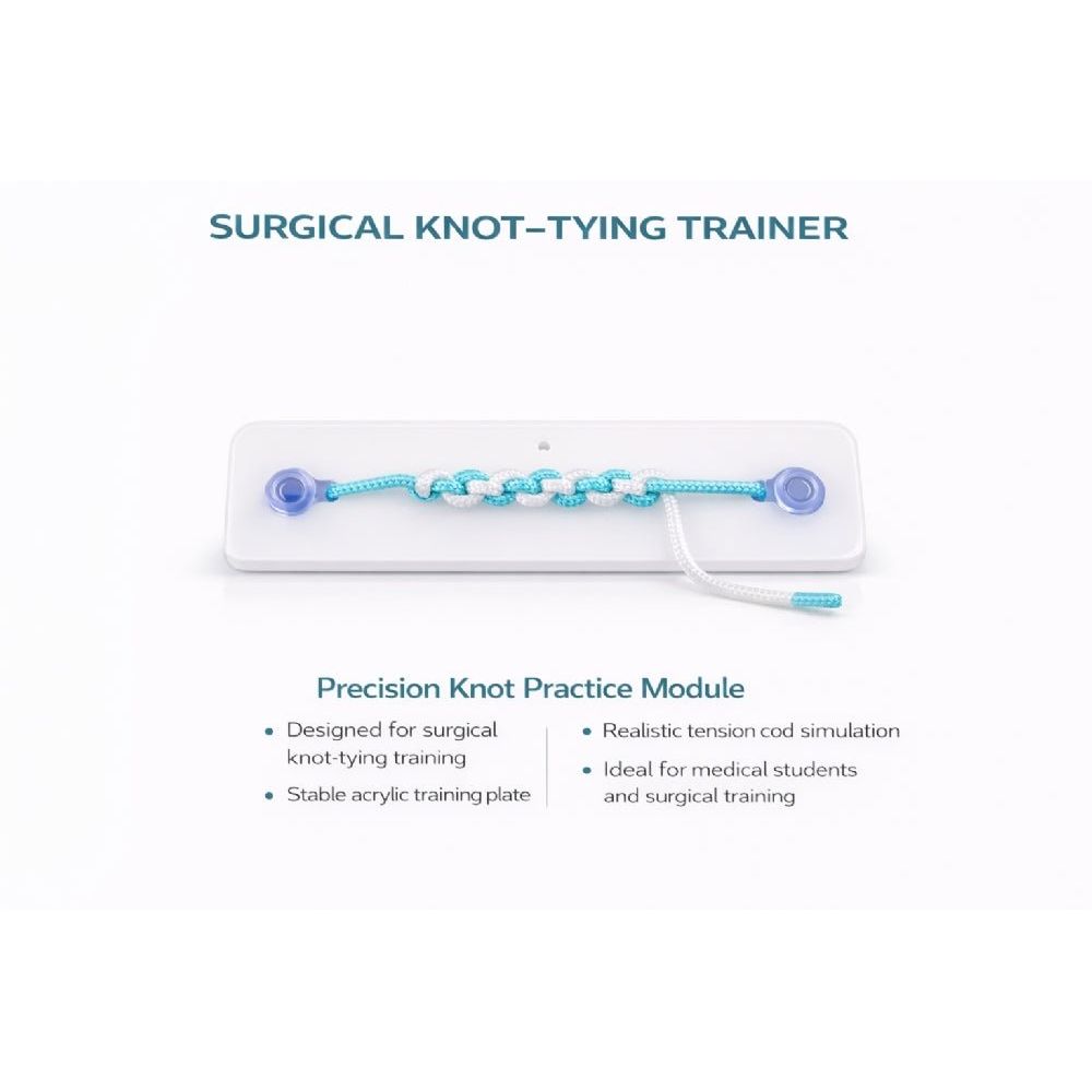 Pocket - Size Surgical Knot - Tying Trainer Portable Suturing Practice Simulator - Surgical TrainingSKT-003