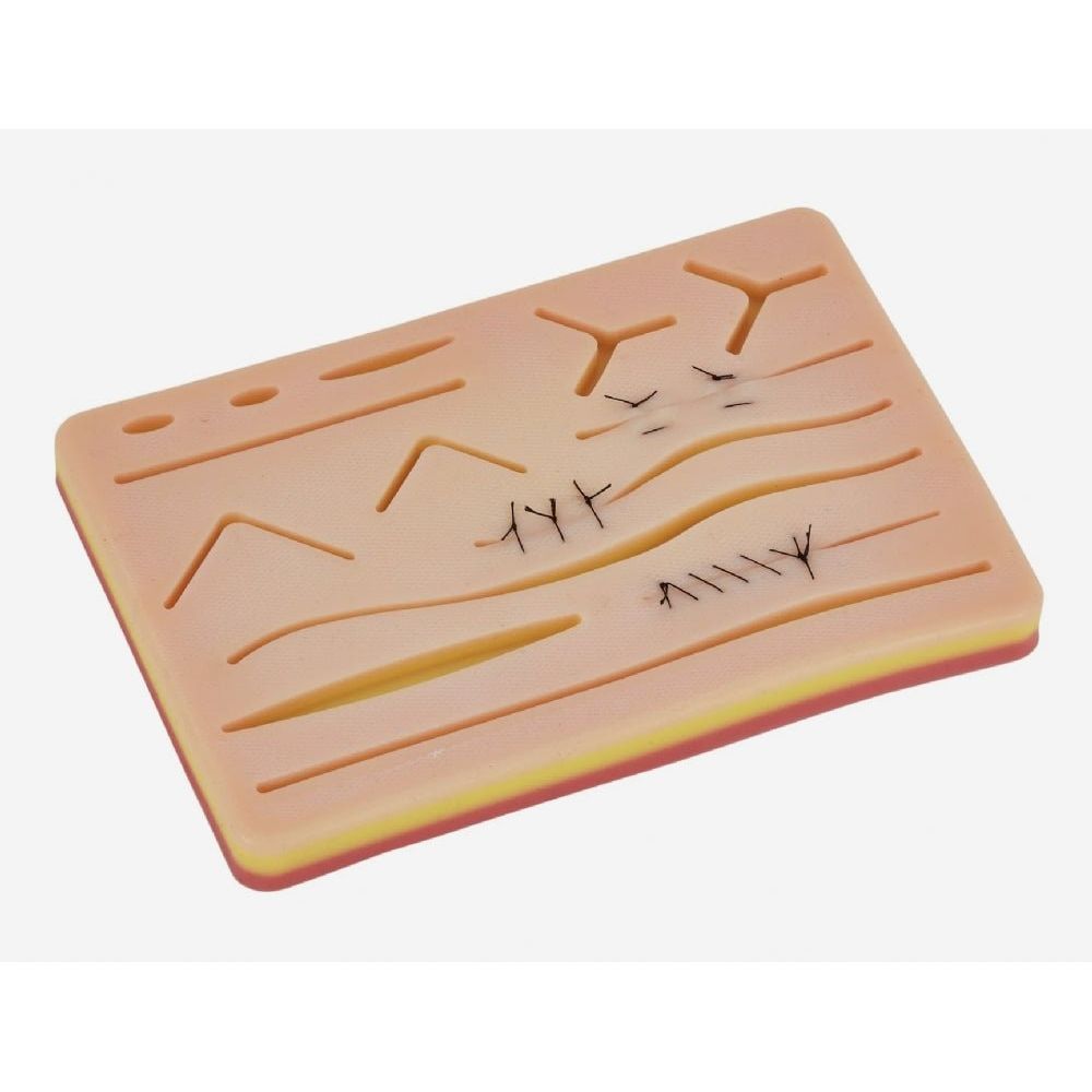 3 - Layer Silicone Suture Training Pad for Suturing Practice - Surgical TrainingSTP