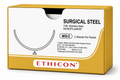 Ethicon Surgical Stainless Steel Non-Absorbable Suture – Wire Diameter 5 – 75cm – Silver – CPXX – W905 (Box of 12)