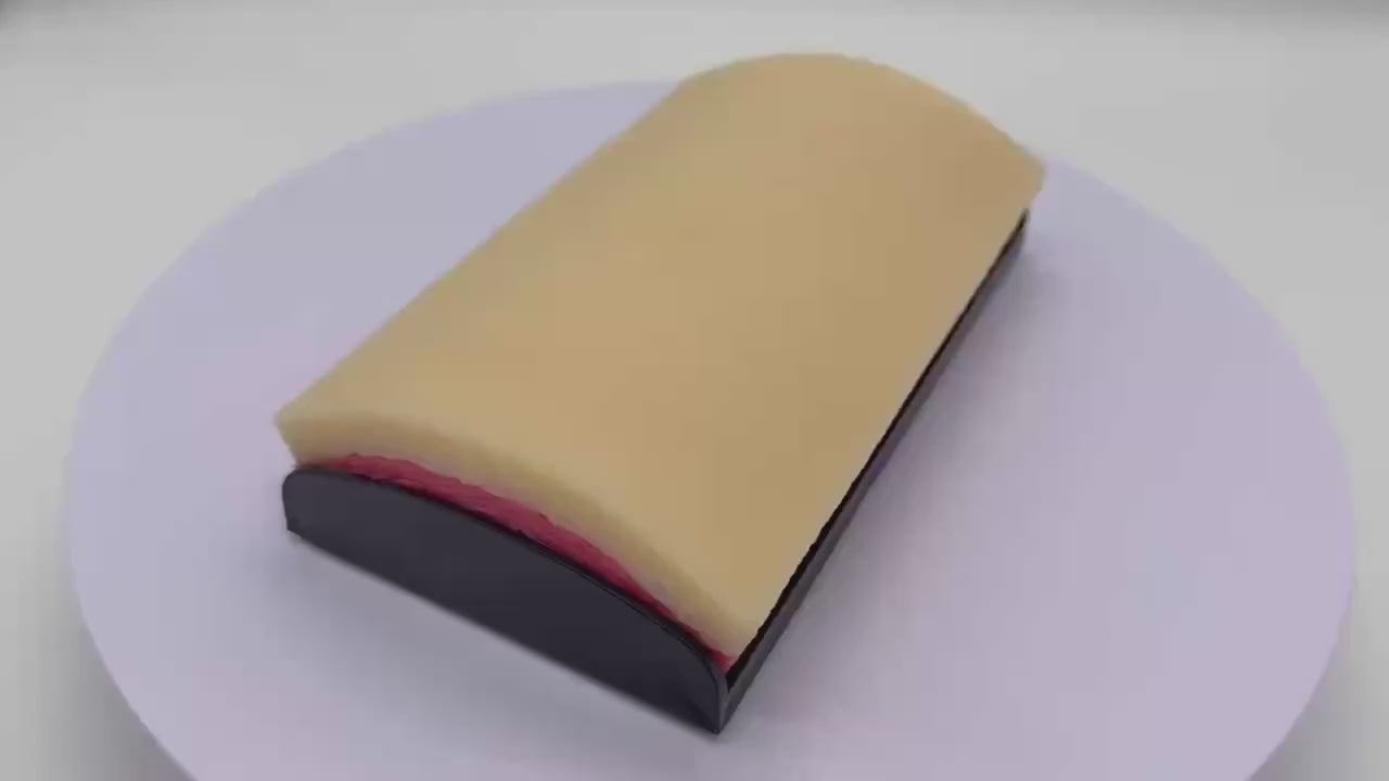 Simulated Human Skin Suture Practice Pad – Realistic Suturing Training Pad for Scientific Education, Medical Skills Practice & Stitch Technique Training